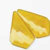 Natural Yellow Chalcedony Fancy Rose Cut Gemstone Pair Sold per 1 pair & Sizes 45mm x 25mm approx. Chalcedony is a cryptocrystalline variety of quartz. Comes in many colors such as blue, pink, aqua. Also known to lower negative energy for healing purposes. 
